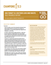 SDG Target 12.3 on Food Loss and Waste: 2022 Progress Report
